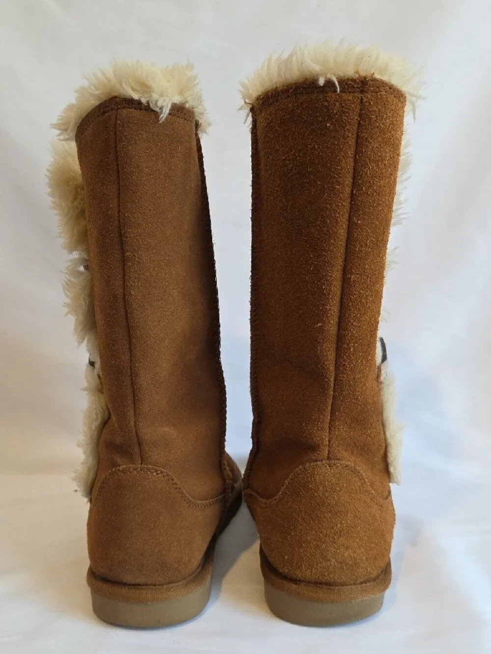 Sonoma Life & Style Carmel Brown Suede Leather Boots